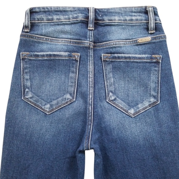 KanCan Kurvy‎ Distressed Ultra High Rise Ankle Skinny Jeans Size 25 - Picture 9 of 13